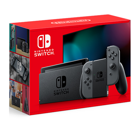 Nintendo Switch本体 Joy-Con(L)/(R) 込み グレー【開封済】